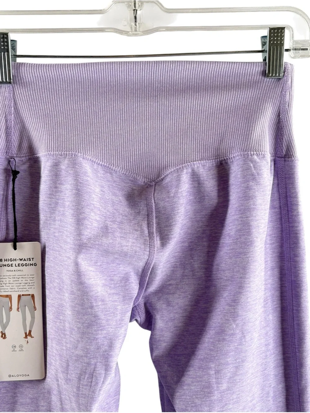 ALO Yoga Women’s Lilac 7/8 High-Waist Lounge Active Leggings NWT $138